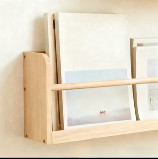 Estantería de madera o especiero