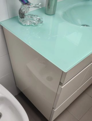 Mueble baño + Mueble auxiliar + Espejo