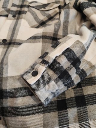 Chaqueta Cuadros con Cuello C&A Talla L