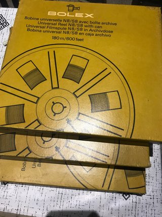 Bobina Bolex Universal N8/S8 180M/600FT 15€ UNIDAD
