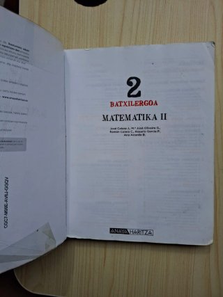 Matematika II 2.Bachillerato
