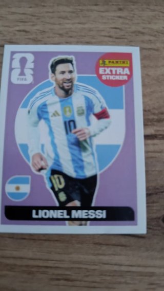 Cromo Panini Lionel Messi Extra Sticker