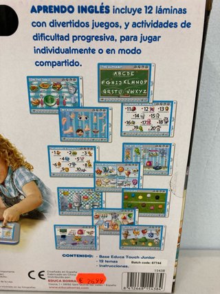 Tablet Educativa Aprendo Inglés EducaTouch Junior