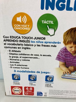 Tablet Educativa Aprendo Inglés EducaTouch Junior