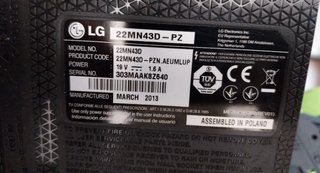 Televisor LG 22 pulgadas TV