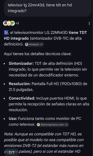 Televisor LG 22 pulgadas TV