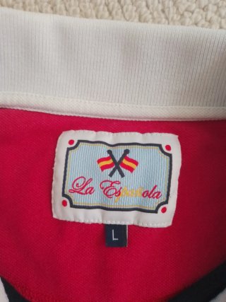Polo azul marino vintage talla L