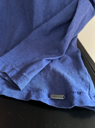 Camiseta IKKS azul manga larga talla S