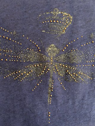 Camiseta IKKS azul manga larga talla S