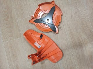 Protector Stihl + disco desbrozadora tres puntas