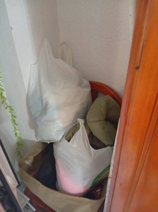 Lote de ropa verde oliva y blanca