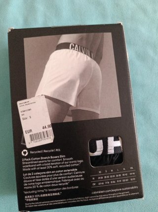 2 Calzoncillos Calvin Klein Talla S