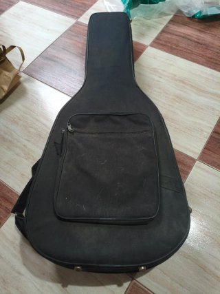 Estuche Rígido Guitarra Grande Negro
