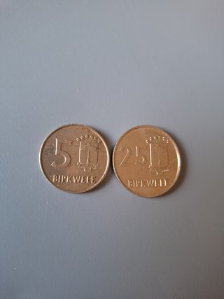 LOTE 2 MONEDAS GUINEA ECUATORIAL 1980