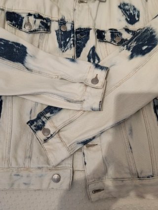 Chaqueta vaquera CyA efecto desteñido XL