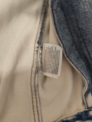 Chaqueta vaquera CyA efecto desteñido XL
