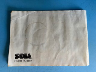 Manual Bubble Bobble Sega Master System