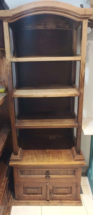 Estantería Trasera Rústica Mexicana Madera