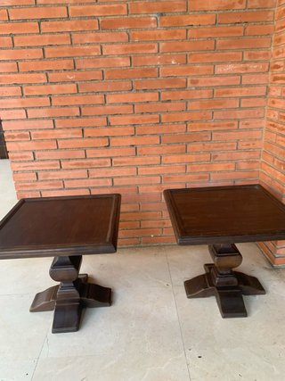 2 Comodini Rustici in Legno