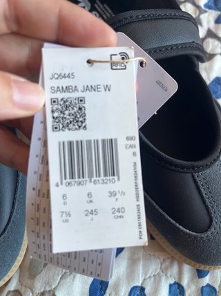 Adidas Samba Jane Bailarinas Talla 39.5