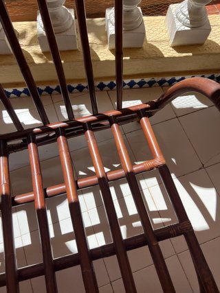 Sofá de bambú 2 plazas con cojines