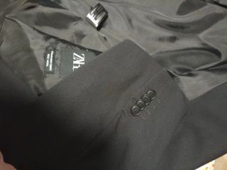 Chaqueta americana negra