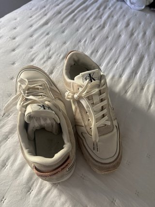 Calvin Klein Jeans Zapatillas Beige/Blanco