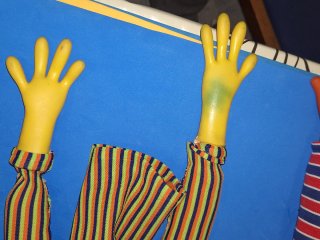 Marionetas Blas y Epi Vicma Barrio Sésamo y eko