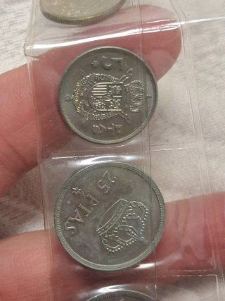 Tira de monedas España 75
