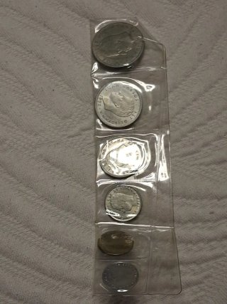 Tira de monedas España 75