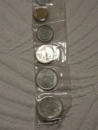 Tira de monedas España 75