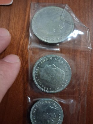 Tira de monedas España 75