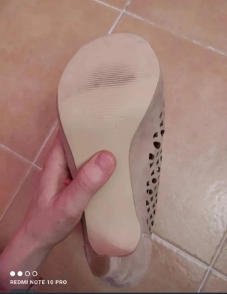 Sandalias Beige