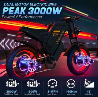 Coswheel GT20 PRO 3000W Doble Motor 45Ah