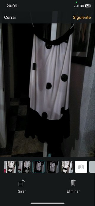 Vestido fiesta/eventos falda y blusón