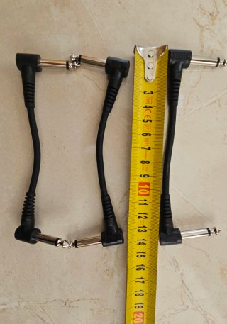Set de Cables Patch para Pedales Guitarra