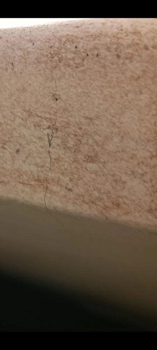 Tablero de mesa comedor en cemento travertino