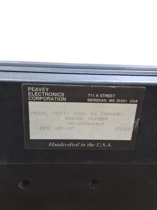 Peavey Unity Series 2000 Mixer