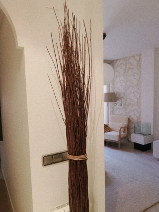 Decoración ramas secas