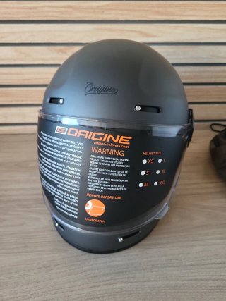 Casco Moto ORIGINE Vintage Gris