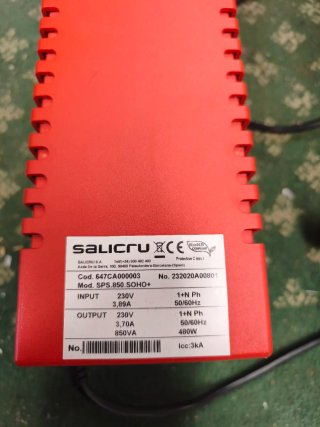 Salicru SPS SOHO+ SAI sistema alimentación