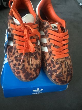 Adidas Samba Leopardo Marrón Naranja