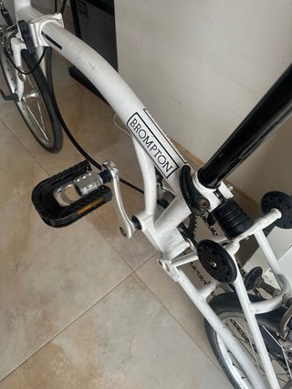 Bicicleta Brompton M3E Blanca