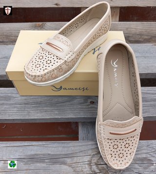 Zapatos Yameiji Beige Mujer