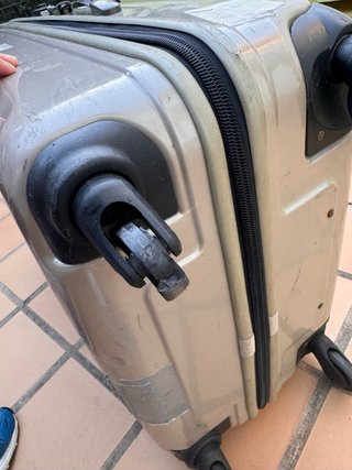 Maleta Samsonite plateada