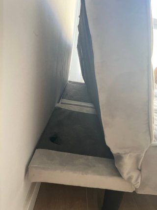 Sofá chaise longue gris 2 piezas terciopelo
