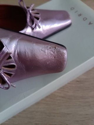 Zuecos Con Tacón Rosa/Morado