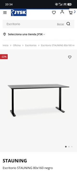 Escritorio Negro