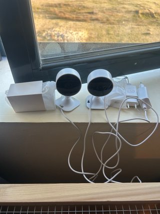 3 Cámaras Vigilancia Wifi Blancas