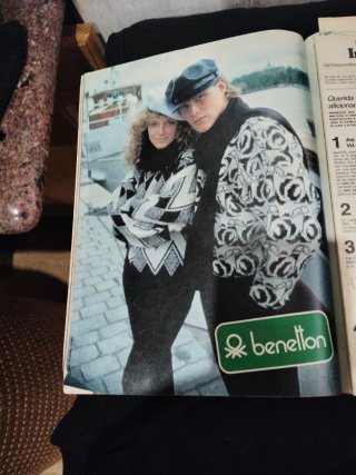 Revista de patrones Burda original.